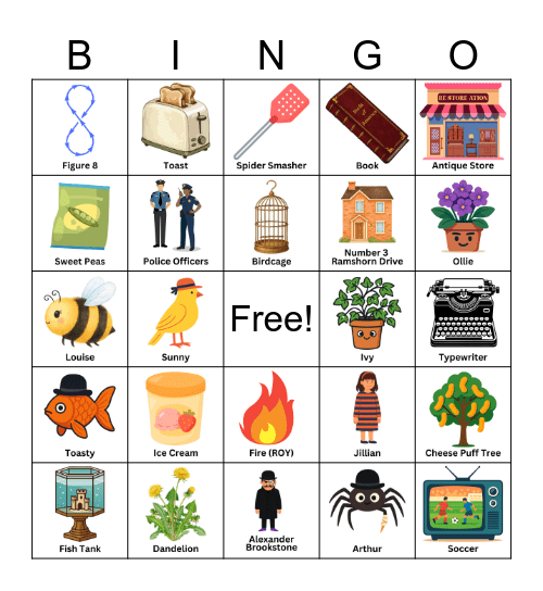 Growing Home Bingo Card