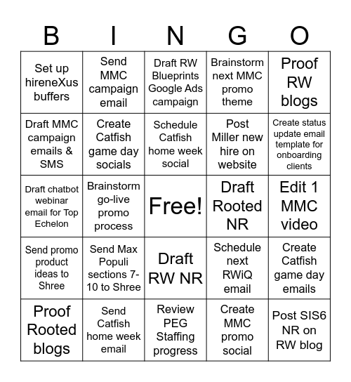 To-Do List Bingo - 7/27/26 Bingo Card