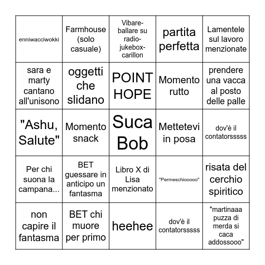 Bingo 7 Bingo Card