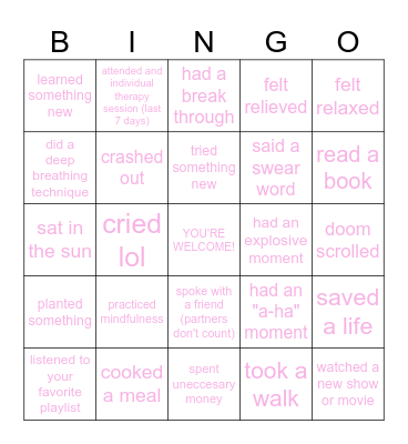 DA QUEENS BINGO HOUSE Bingo Card