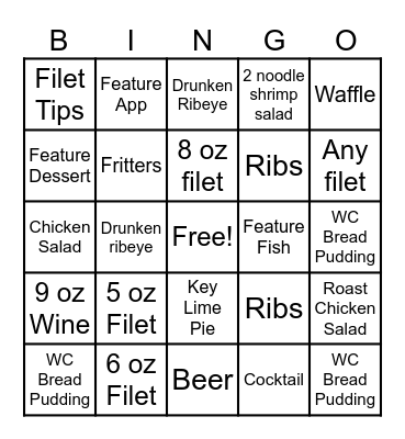 Money Monday Bingo Card