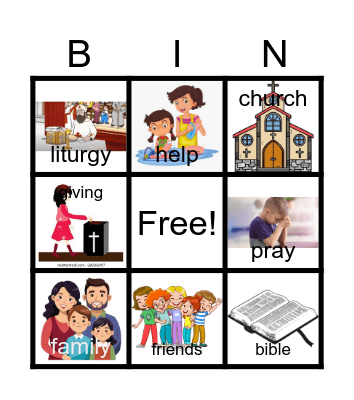Heavenly Treasure Bingo Card