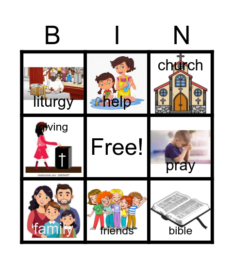 Heavenly Treasure Bingo Card