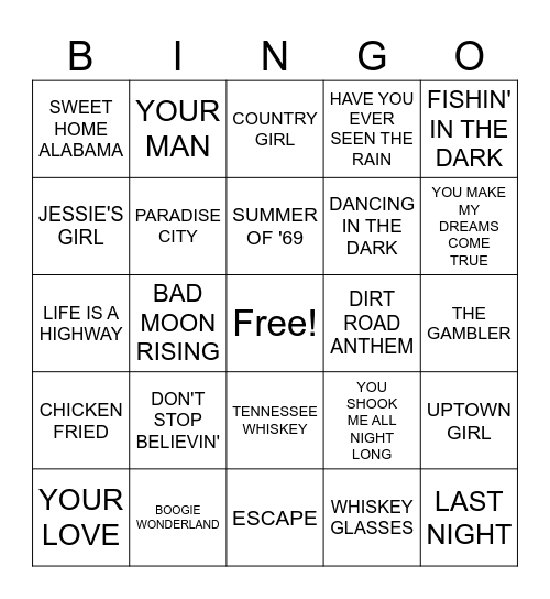 HAPPY MIX Bingo Card