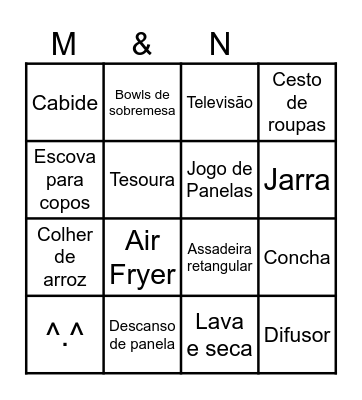 CHÁ DE PANELA Bingo Card
