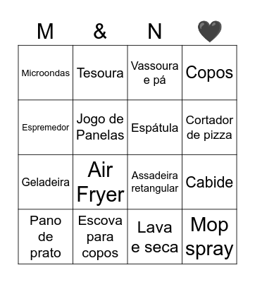 CHÁ DE PANELA Bingo Card