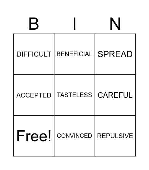 Collocations TEENS VI Unit 7 Bingo Card