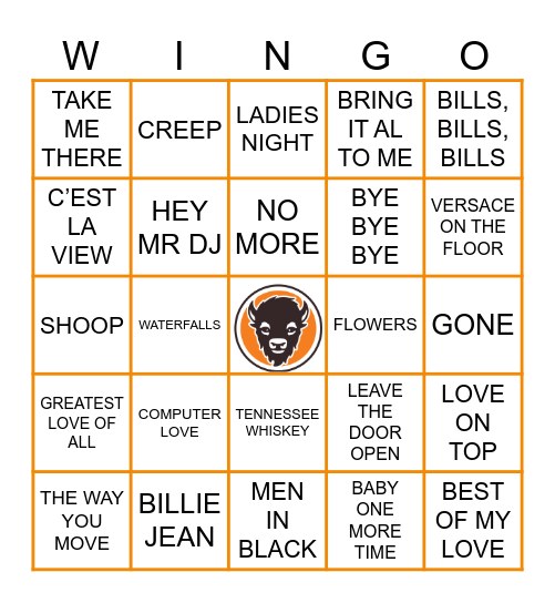 COURTNEYS LIST Bingo Card