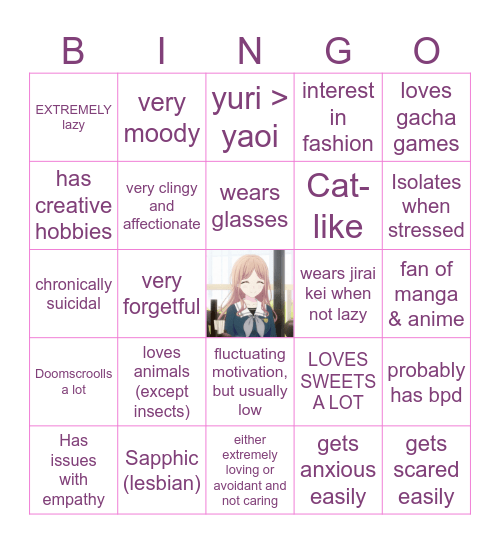 Leila's (@charmmykittty's) Bingo Card