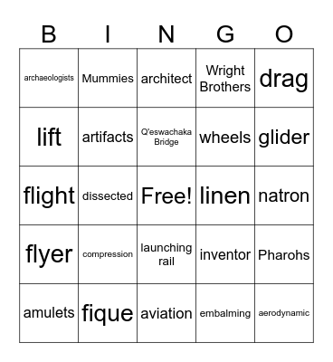 Rising Fourth Graders Bingo Card