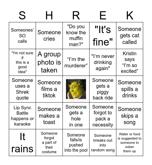 Last Romp in the Swamp Bingo Card