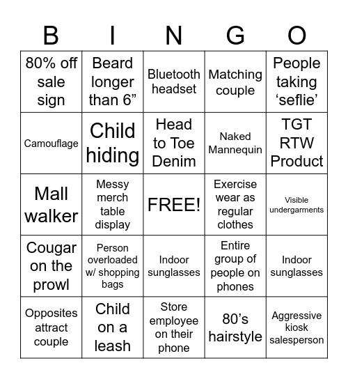 MOA Bingo Card