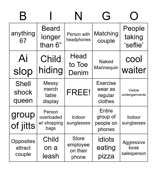 MOA Bingo Card