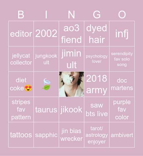 jikookerism Bingo Card