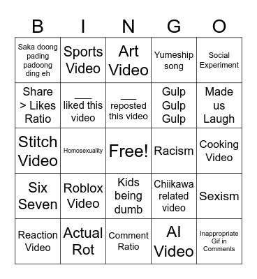 Bigo Bingo Card