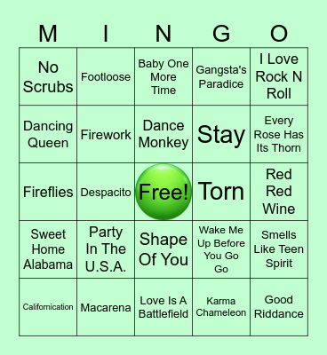 MeltWich 07.29.26 Bingo Card