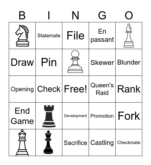 Chess Bingo Card