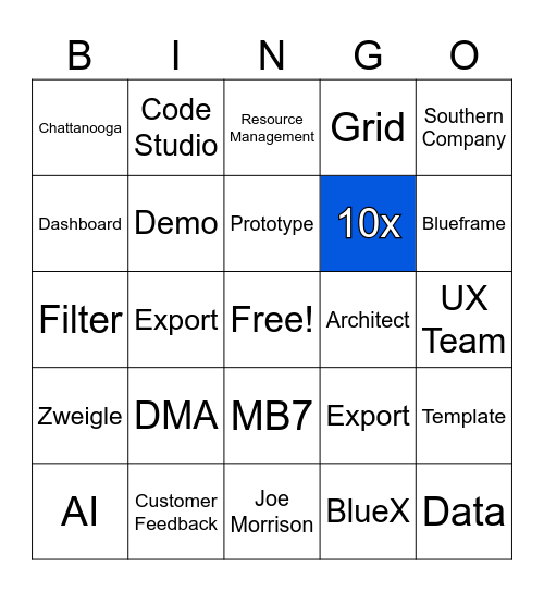 Insights and Innovations Bingo Card