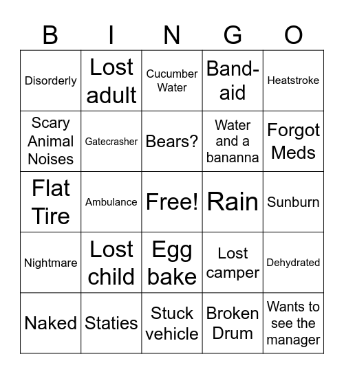 Revival 2026 Bingo Card
