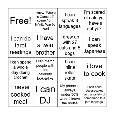 JMIBA - Meet & Greet - 2026 Bingo Card