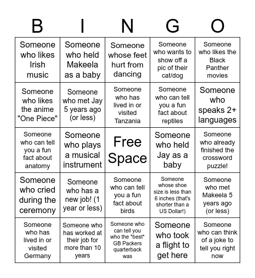 Get-to-know-you-Bingo Card