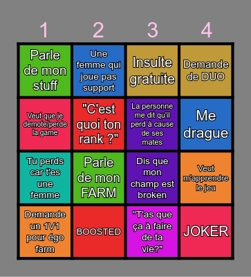 BINGO TIKTOK Bingo Card