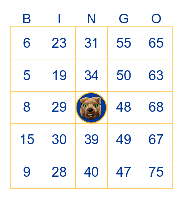 BIG MONEY BINGO! Bingo Card