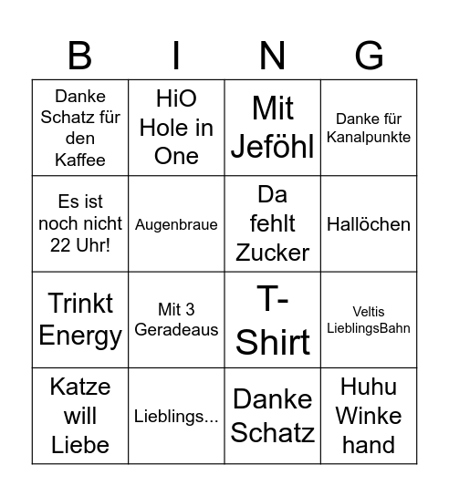 Gollöff by Ari Bingo Card