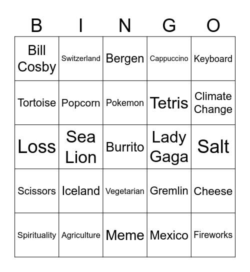 Infinite Craft Bingo Card