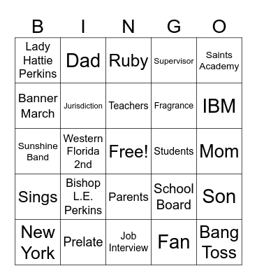 Women’s Night Bingo Card