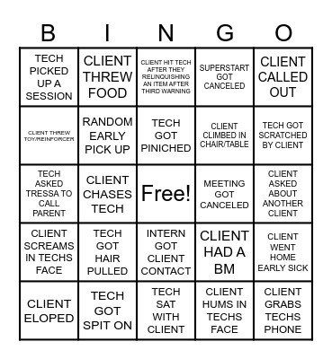 MAP BINGO Card