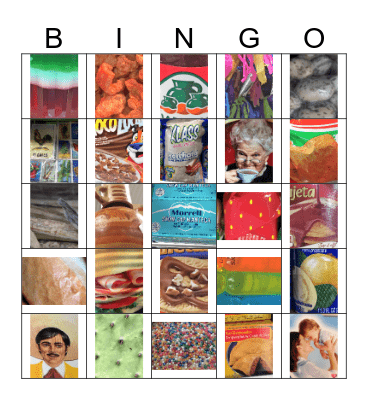 Ethnic Marketplace Loteria Bingo Card