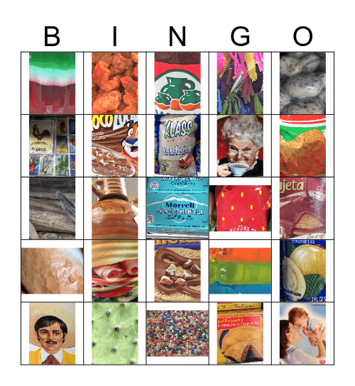 Ethnic Marketplace Loteria Bingo Card
