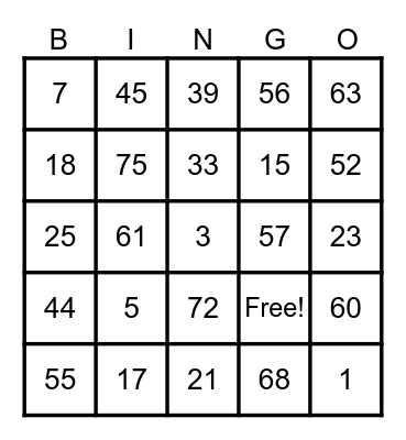 IKOHNLULU Bingo Card