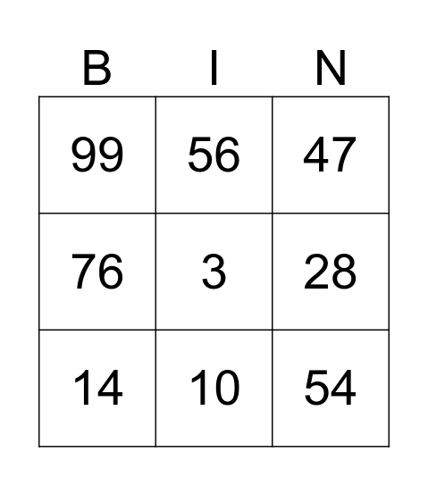 LOTERIA LSM Bingo Card