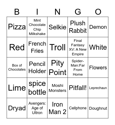 Infinite craft Bingo Card