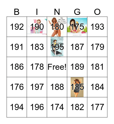 Weight-Body Conquest Bingo Card