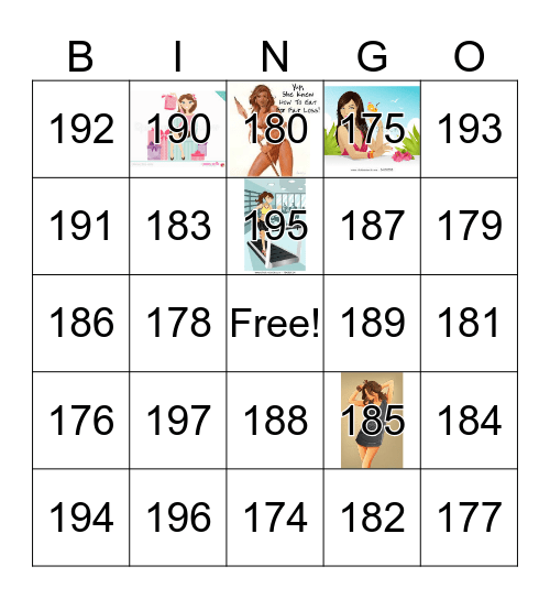 Weight-Body Conquest Bingo Card