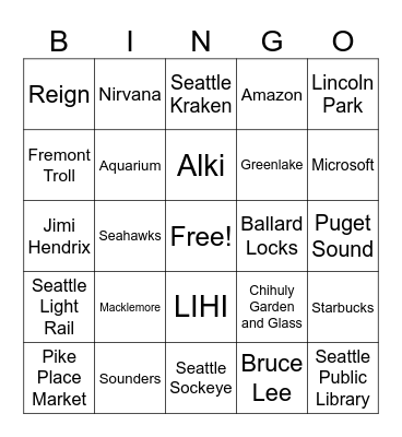 Seattle Bingo 637252vdfg3544ewr2653456 Bingo Card