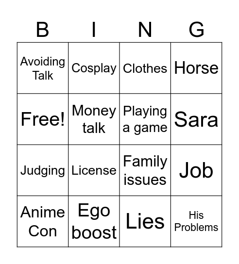 Meeting L'Osteria Bingo Card