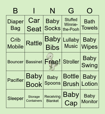 Baby BINGO Card