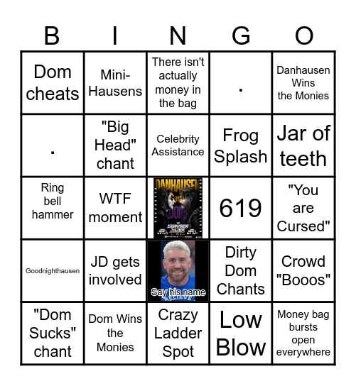 Human Monies on a Pole match Bingo Card