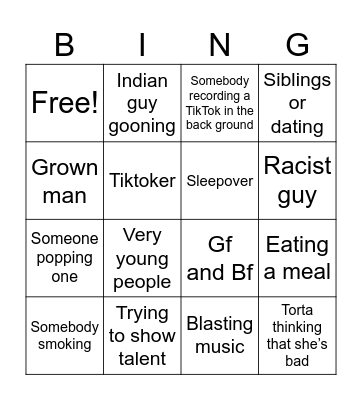 Monkey Bingo Card