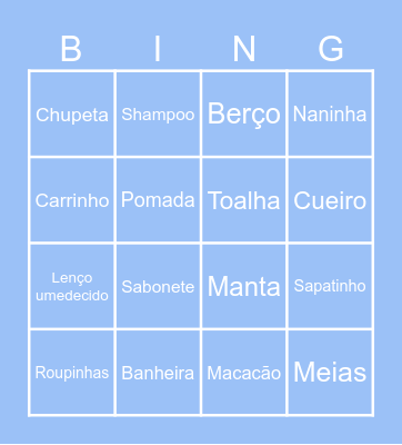 Bingo do José Lucca Bingo Card
