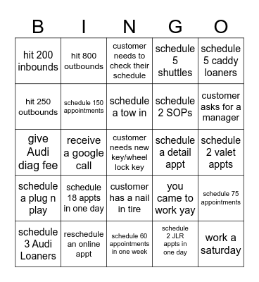 AUGUST 2026 Bingo Card