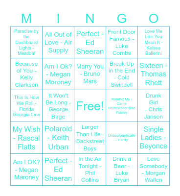 2026 Girls Beach Weekend Bingo Card