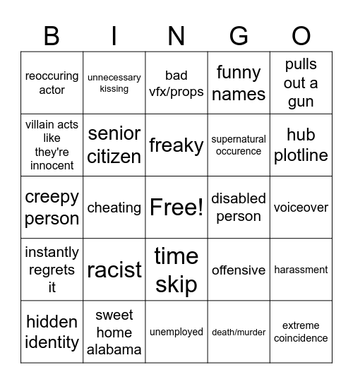 tomorrows teachings Bingo Card
