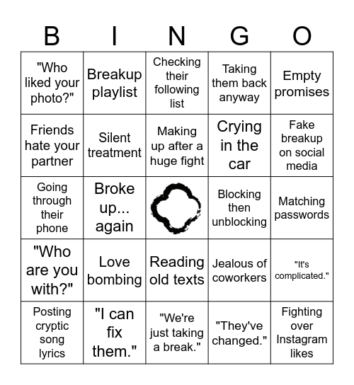 Toxxxxic Bingo Card