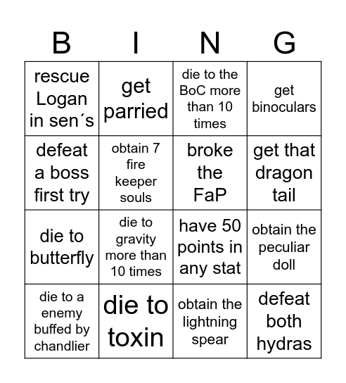 DS1 Bingo Card