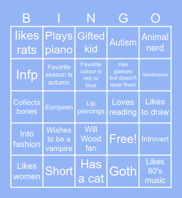 Juna bigo Bingo Card